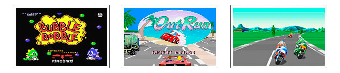Bubble Bobble, Outrun and Hang-on
